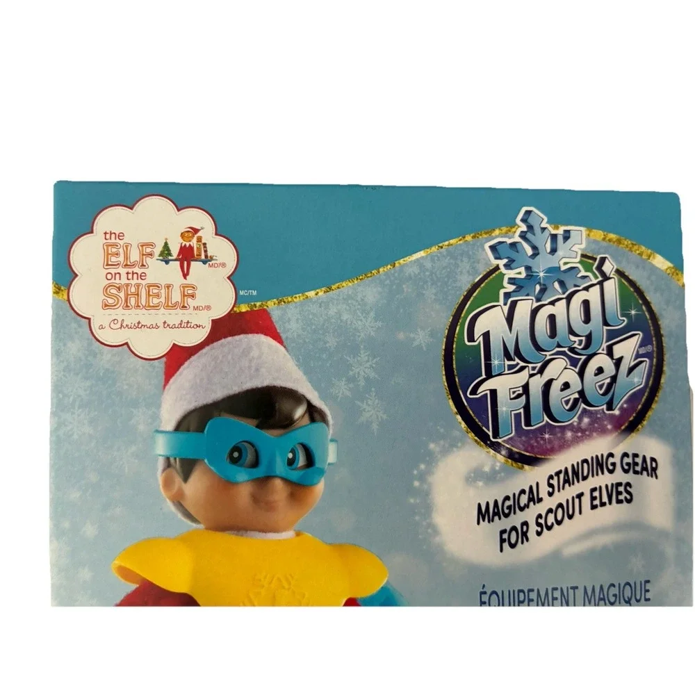 ELF ON THE SHELF‎ POWER HERO MAGI FREEZ SCOUT ELVES STANDING GEAR 8 PC NEW